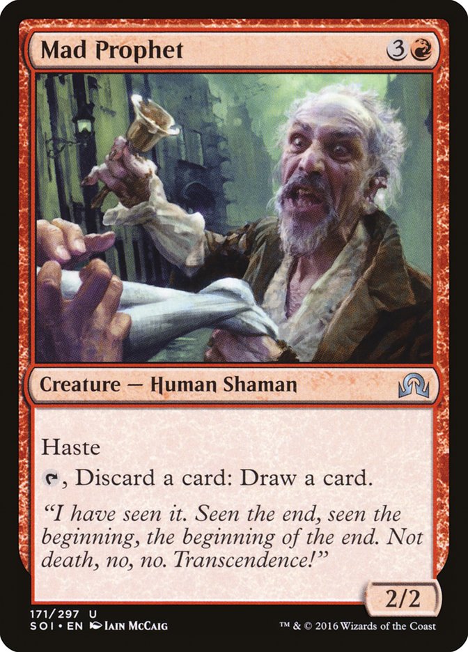 Mad Prophet [Shadows over Innistrad] MTG Single Magic: The Gathering | Red Claw Gaming