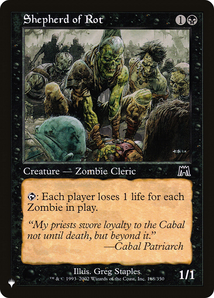Shepherd of Rot [The List] MTG Single Magic: The Gathering | Red Claw Gaming