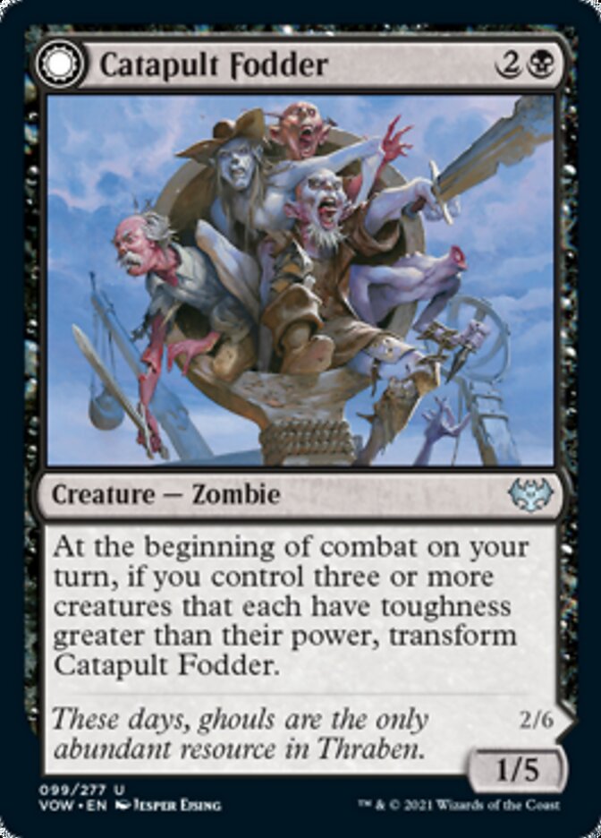 Catapult Fodder // Catapult Captain [Innistrad: Crimson Vow] MTG Single Magic: The Gathering | Red Claw Gaming