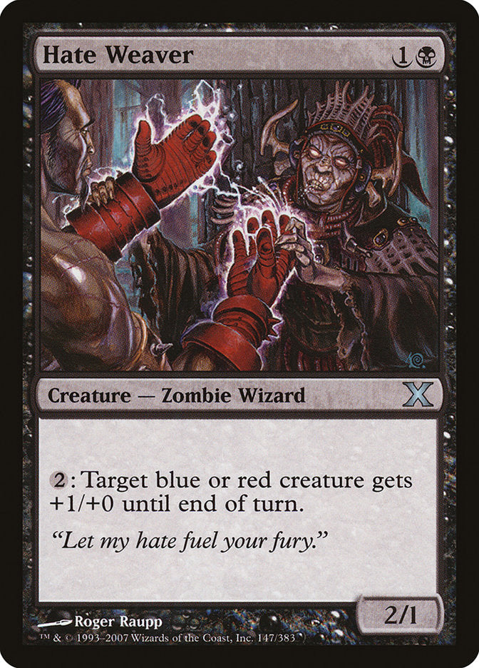 Hate Weaver [Tenth Edition] MTG Single Magic: The Gathering | Red Claw Gaming
