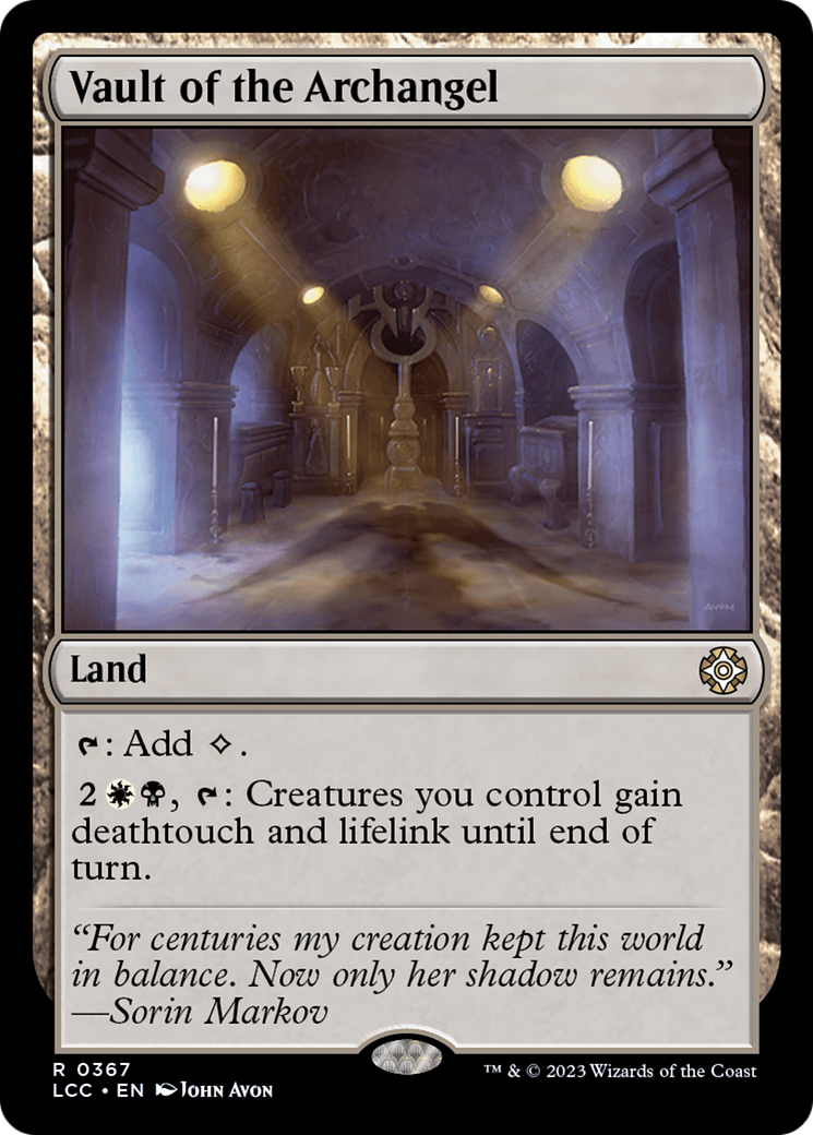 Vault of the Archangel [The Lost Caverns of Ixalan Commander] MTG Single Magic: The Gathering | Red Claw Gaming