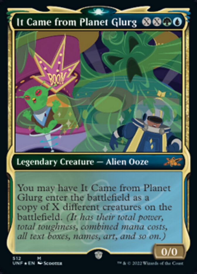 It Came from Planet Glurg (Showcase) (Galaxy Foil) [Unfinity] MTG Single Magic: The Gathering    | Red Claw Gaming