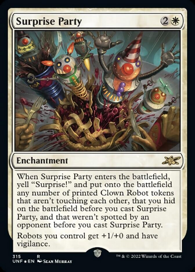 Surprise Party (Galaxy Foil) [Unfinity] MTG Single Magic: The Gathering    | Red Claw Gaming