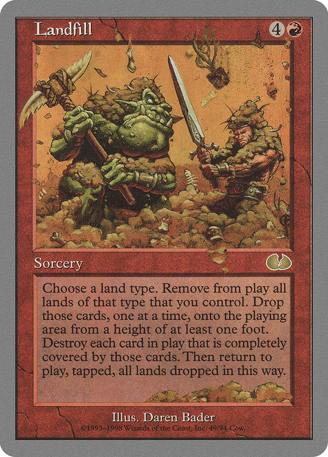 Landfill [Unglued] MTG Single Magic: The Gathering | Red Claw Gaming