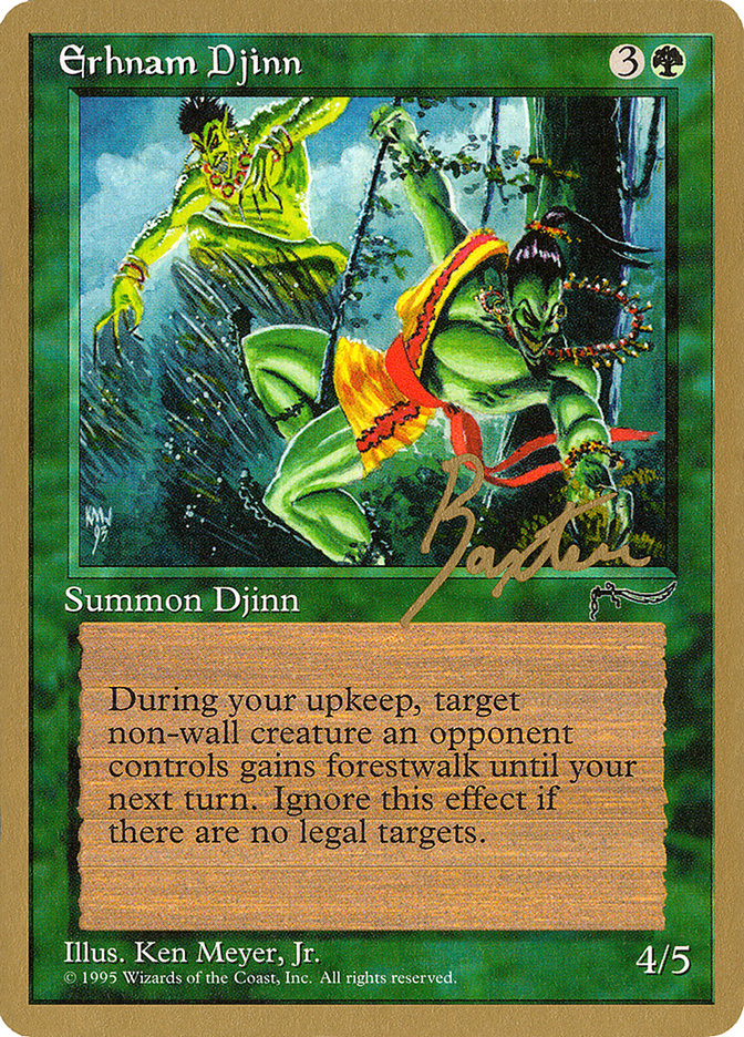 Erhnam Djinn (George Baxter) [Pro Tour Collector Set] MTG Single Magic: The Gathering | Red Claw Gaming