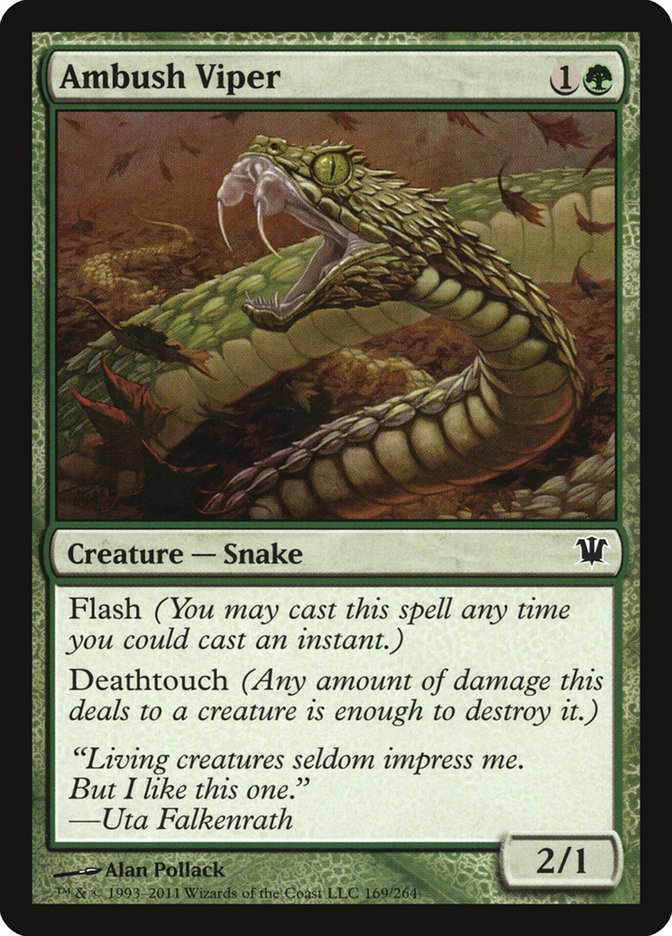 Ambush Viper [Innistrad] MTG Single Magic: The Gathering | Red Claw Gaming