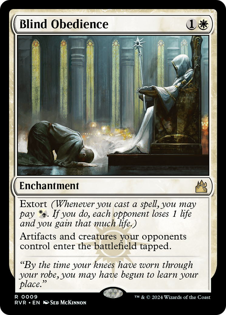 Blind Obedience [Ravnica Remastered] MTG Single Magic: The Gathering | Red Claw Gaming