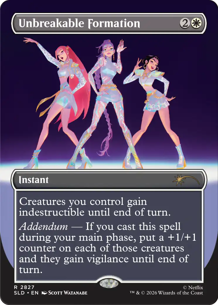 Unbreakable Formation (2827) [Secret Lair Drop Series] MTG Single Magic: The Gathering | Red Claw Gaming