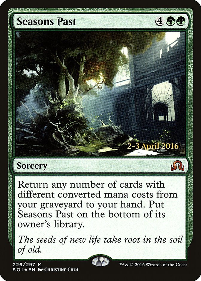 Seasons Past [Shadows over Innistrad Prerelease Promos] MTG Single Magic: The Gathering | Red Claw Gaming