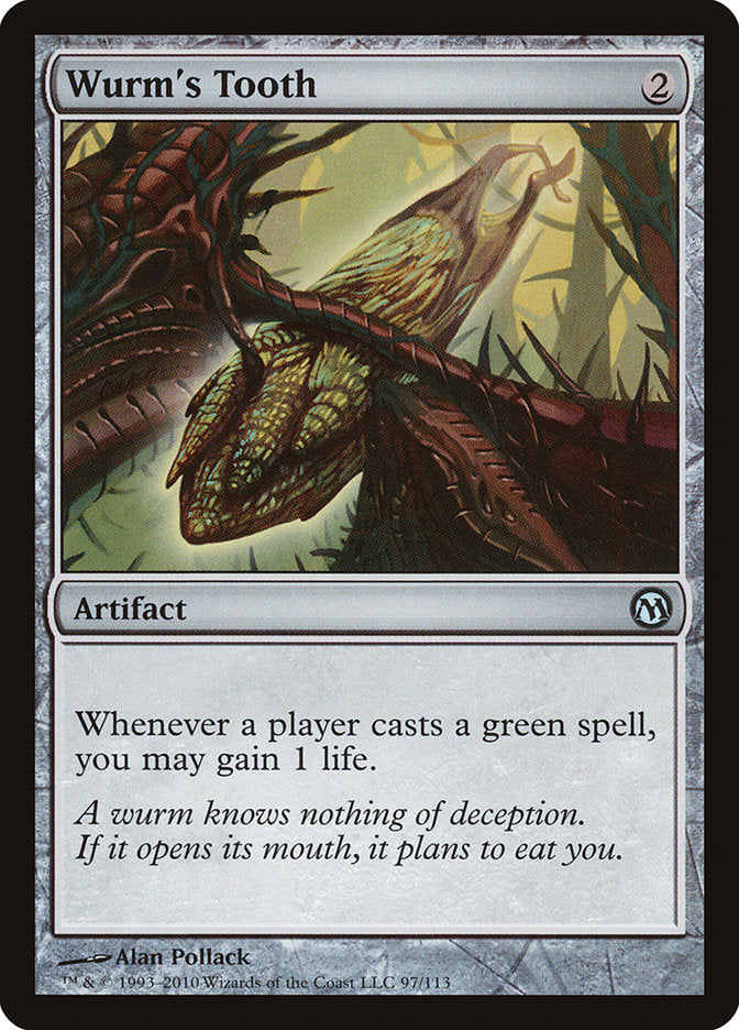 Wurm's Tooth [Duels of the Planeswalkers] MTG Single Magic: The Gathering | Red Claw Gaming