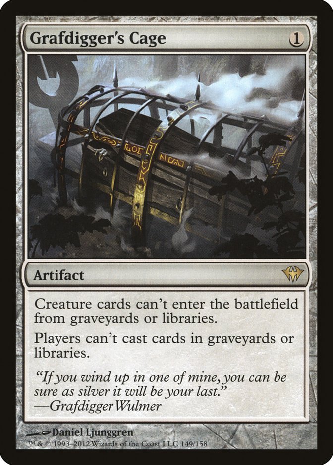 Grafdigger's Cage [Dark Ascension] MTG Single Magic: The Gathering | Red Claw Gaming