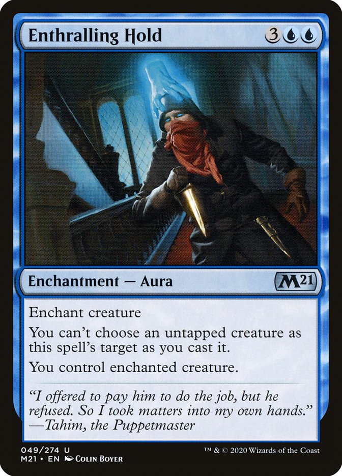 Enthralling Hold [Core Set 2021] MTG Single Magic: The Gathering | Red Claw Gaming