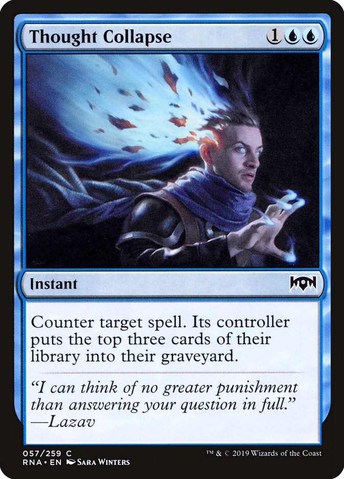 Thought Collapse [Ravnica Allegiance] MTG Single Magic: The Gathering | Red Claw Gaming