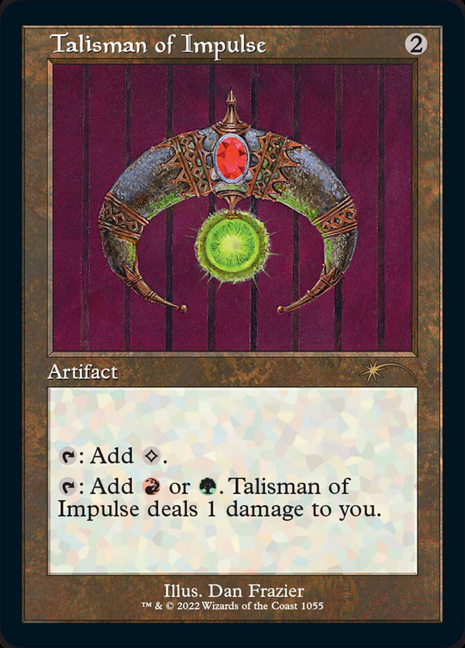 Talisman of Impulse (Foil Etched) [Secret Lair Drop Series] MTG Single Magic: The Gathering | Red Claw Gaming
