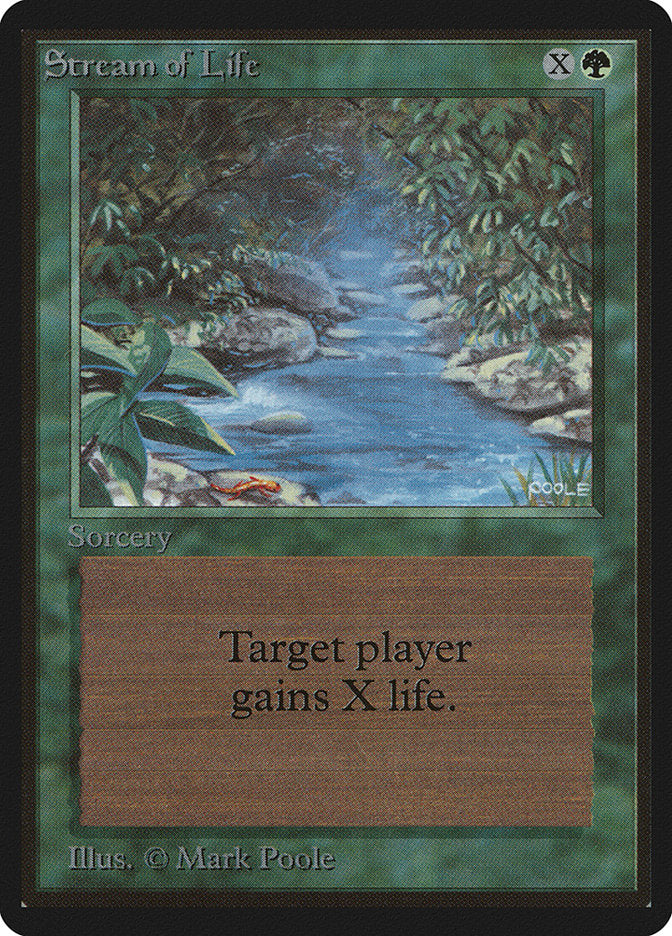 Stream of Life [Beta Edition] MTG Single Magic: The Gathering | Red Claw Gaming