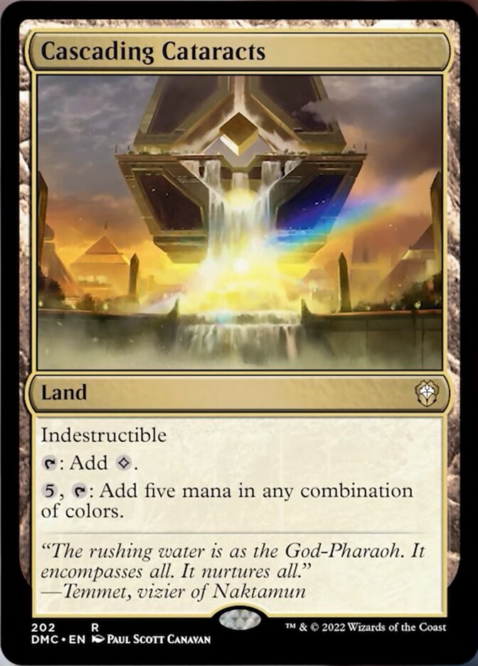 Cascading Cataracts [Dominaria United Commander] MTG Single Magic: The Gathering | Red Claw Gaming