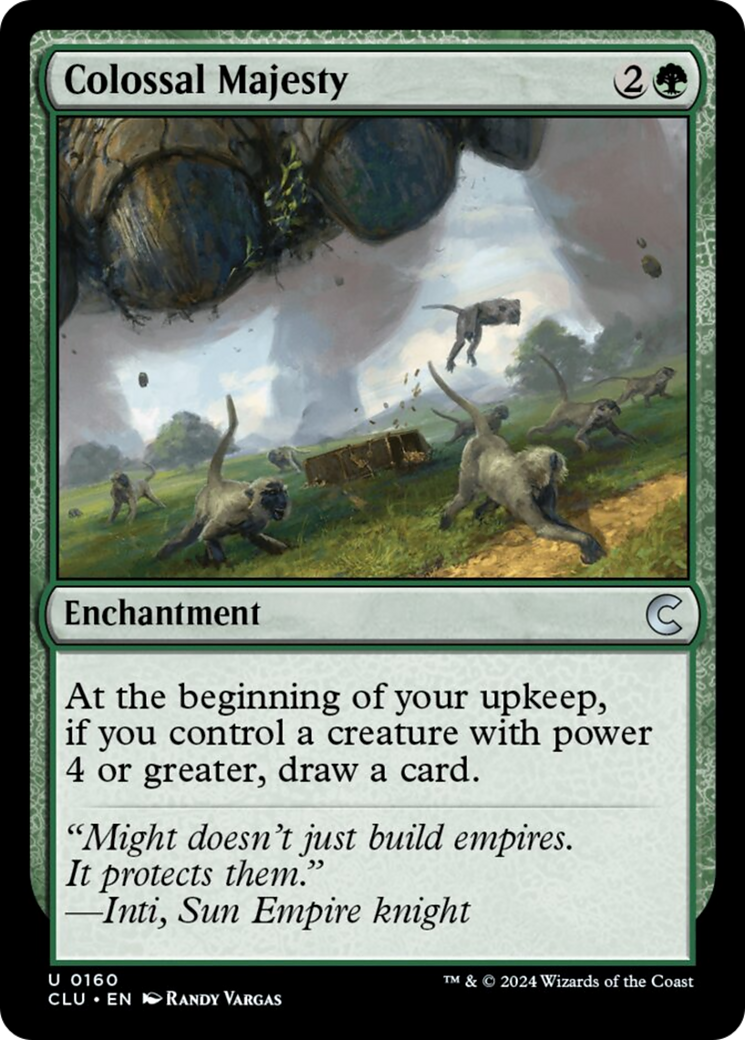 Colossal Majesty [Ravnica: Clue Edition] MTG Single Magic: The Gathering | Red Claw Gaming