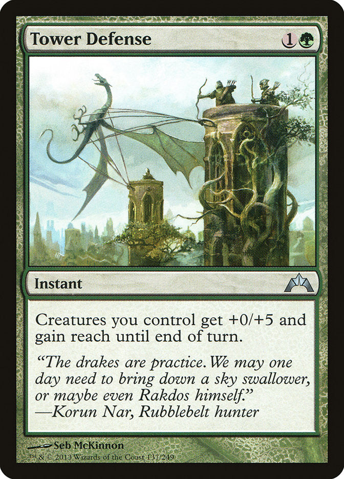 Tower Defense [Gatecrash] MTG Single Magic: The Gathering | Red Claw Gaming