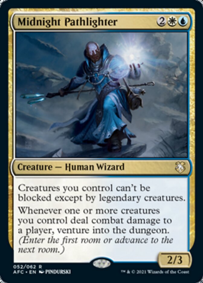 Midnight Pathlighter [Dungeons & Dragons: Adventures in the Forgotten Realms Commander] MTG Single Magic: The Gathering | Red Claw Gaming