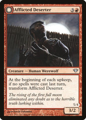 Afflicted Deserter // Werewolf Ransacker [Dark Ascension] MTG Single Magic: The Gathering | Red Claw Gaming