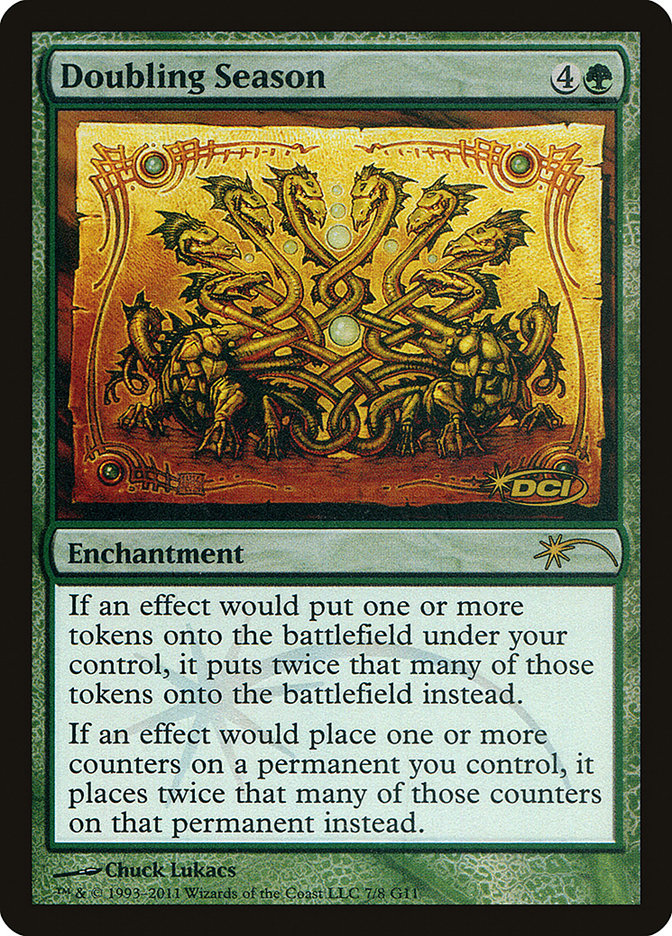 Doubling Season [Judge Gift Cards 2011] MTG Single Magic: The Gathering | Red Claw Gaming