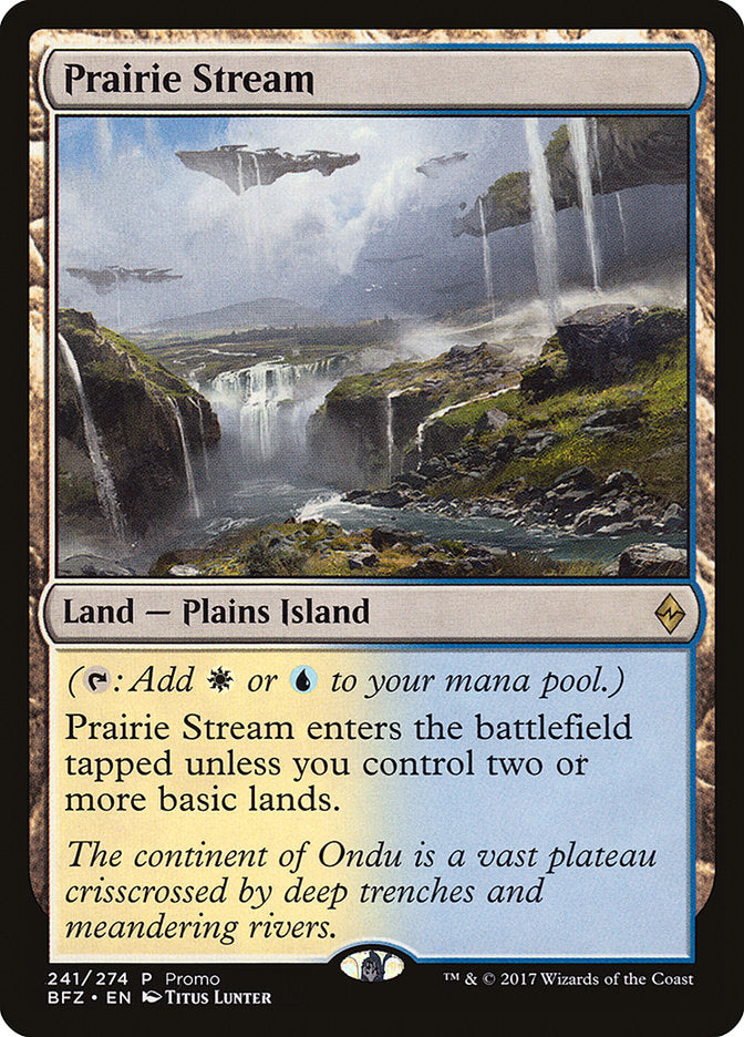Prairie Stream (Promo) [Standard Showdown Promos] MTG Single Magic: The Gathering | Red Claw Gaming