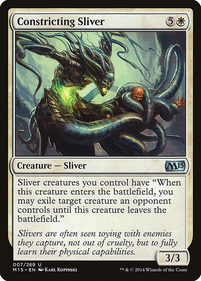Constricting Sliver [Magic 2015] MTG Single Magic: The Gathering | Red Claw Gaming