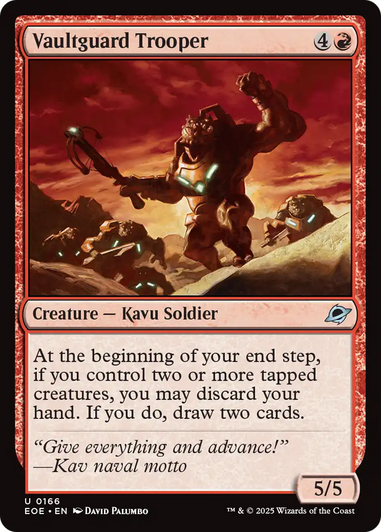 Vaultguard Trooper [Edge of Eternities] MTG Single Magic: The Gathering | Red Claw Gaming