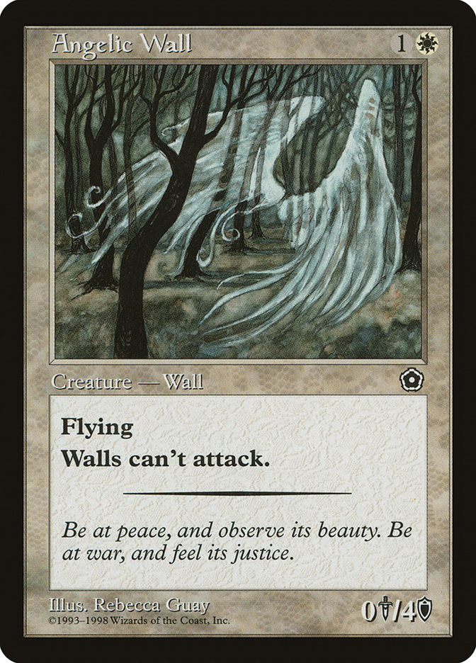 Angelic Wall [Portal Second Age] MTG Single Magic: The Gathering | Red Claw Gaming