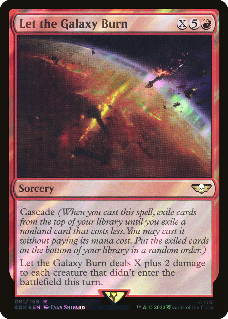 Galaxy Sword - Sword of Forge and Frontier [Secret Lair Drop Series] MTG Single Magic: The Gathering | Red Claw Gaming