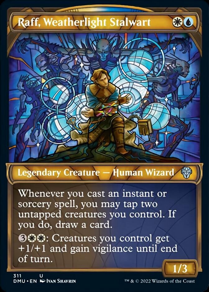 Raff, Weatherlight Stalwart (Showcase) [Dominaria United] MTG Single Magic: The Gathering | Red Claw Gaming