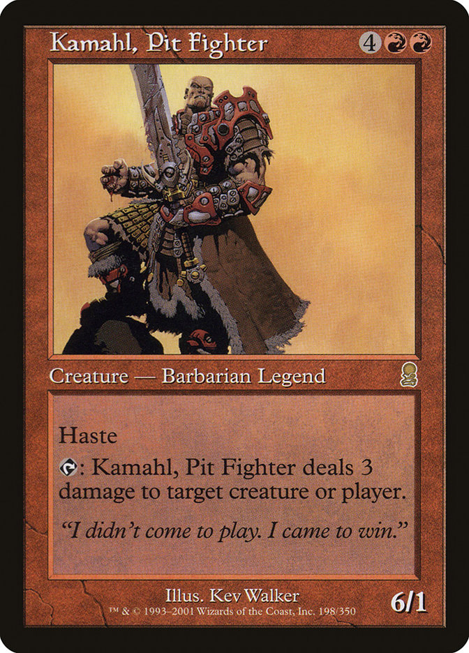 Kamahl, Pit Fighter [Odyssey] MTG Single Magic: The Gathering | Red Claw Gaming