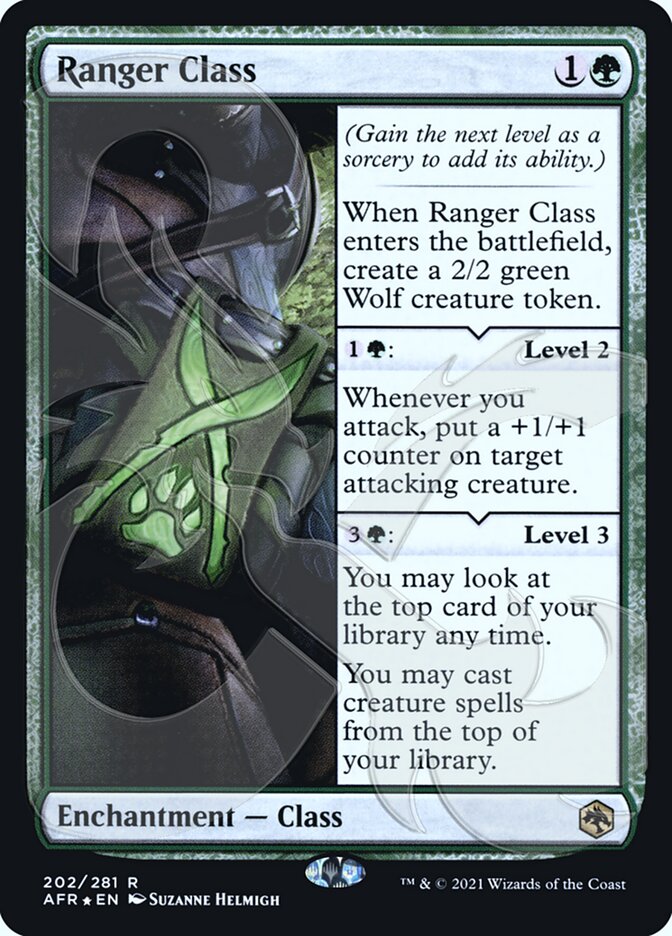 Ranger Class (Ampersand Promo) [Dungeons & Dragons: Adventures in the Forgotten Realms Promos] MTG Single Magic: The Gathering | Red Claw Gaming