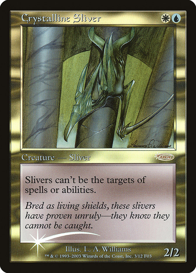 Crystalline Sliver [Friday Night Magic 2003] MTG Single Magic: The Gathering | Red Claw Gaming