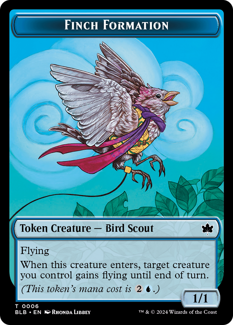 Finch Formation Token [Bloomburrow Tokens] MTG Single Magic: The Gathering | Red Claw Gaming
