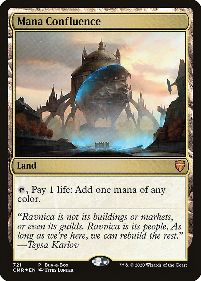 Mana Confluence (Buy-A-Box) [Commander Legends Promos] MTG Single Magic: The Gathering | Red Claw Gaming