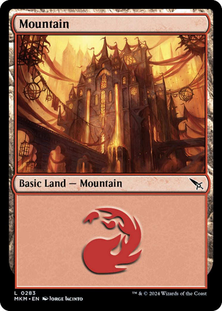 Mountain (0283) [Murders at Karlov Manor] MTG Single Magic: The Gathering    | Red Claw Gaming