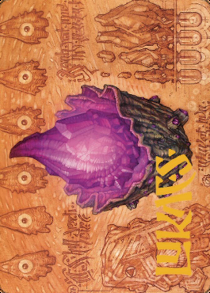 Thorn of Amethyst Art Card (Gold-Stamped Signature) [The Brothers' War Art Series] MTG Single Magic: The Gathering | Red Claw Gaming