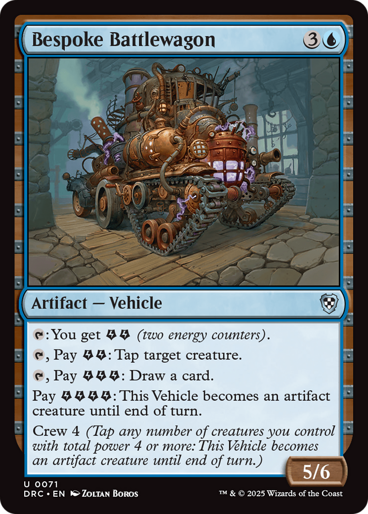 Bespoke Battlewagon [Aetherdrift Commander] MTG Single Magic: The Gathering | Red Claw Gaming