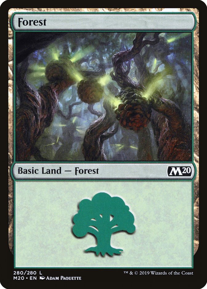 Forest (280) [Core Set 2020] MTG Single Magic: The Gathering | Red Claw Gaming