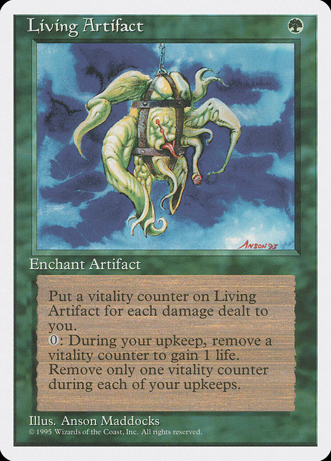 Living Artifact [Fourth Edition] MTG Single Magic: The Gathering | Red Claw Gaming