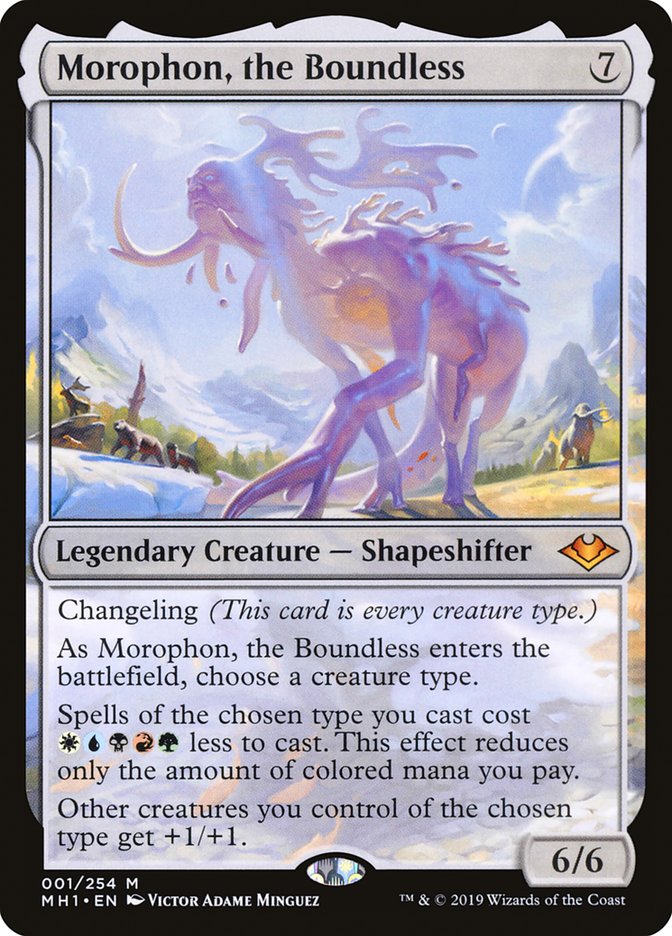 Morophon, the Boundless [Modern Horizons] MTG Single Magic: The Gathering    | Red Claw Gaming