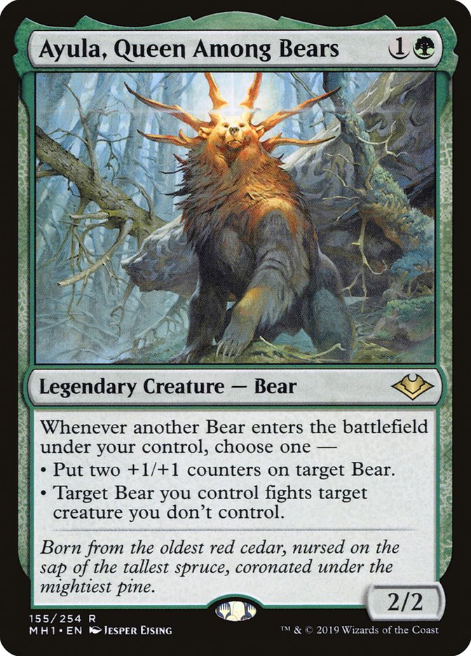 Ayula, Queen Among Bears [Modern Horizons] MTG Single Magic: The Gathering    | Red Claw Gaming