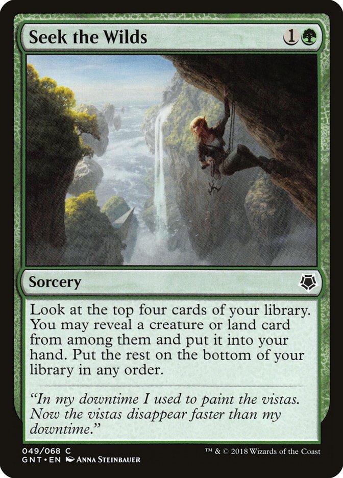 Seek the Wilds [Game Night 2018] MTG Single Magic: The Gathering | Red Claw Gaming