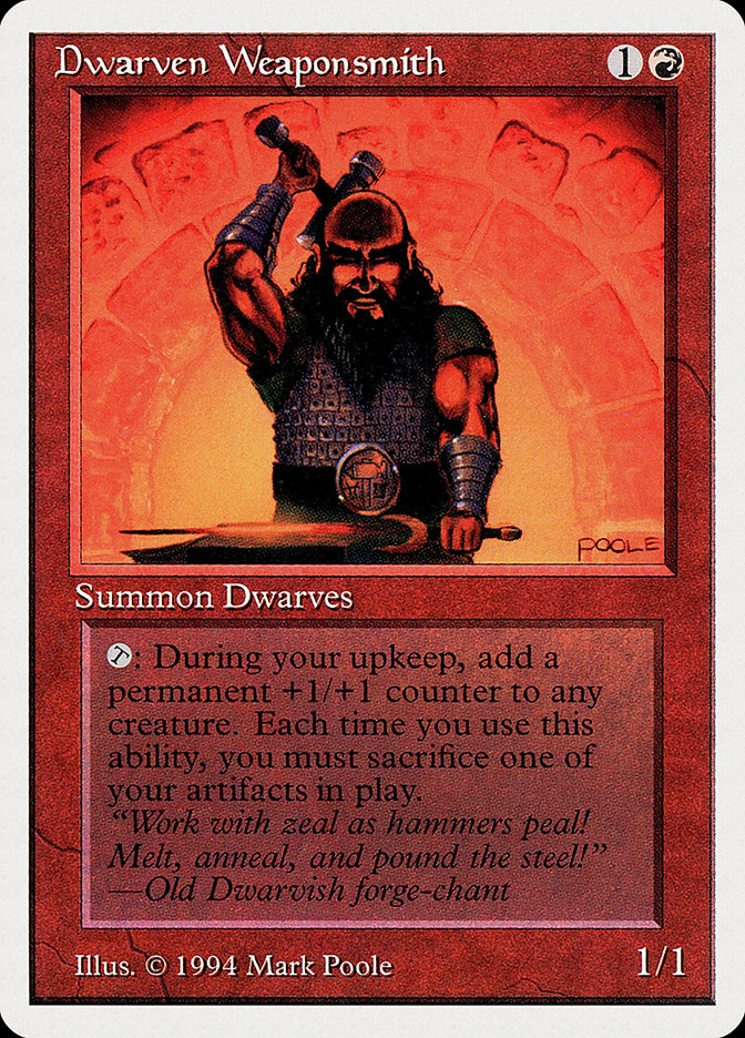 Dwarven Weaponsmith [Summer Magic / Edgar] MTG Single Magic: The Gathering | Red Claw Gaming