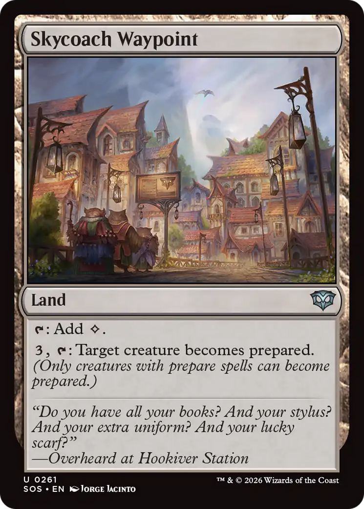 Skycoach Waypoint [Secrets of Strixhaven] MTG Single Magic: The Gathering | Red Claw Gaming