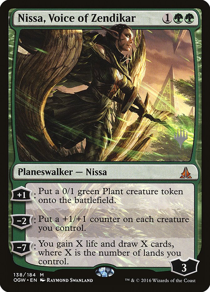 Nissa, Voice of Zendikar (Promo Pack) [Oath of the Gatewatch Promos] MTG Single Magic: The Gathering | Red Claw Gaming