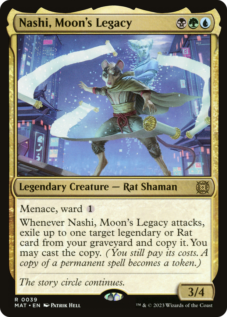 Nashi, Moon's Legacy [March of the Machine: The Aftermath] MTG Single Magic: The Gathering | Red Claw Gaming
