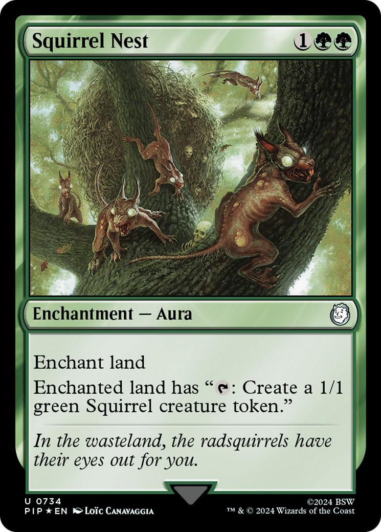 Squirrel Nest (Surge Foil) [Fallout] MTG Single Magic: The Gathering | Red Claw Gaming