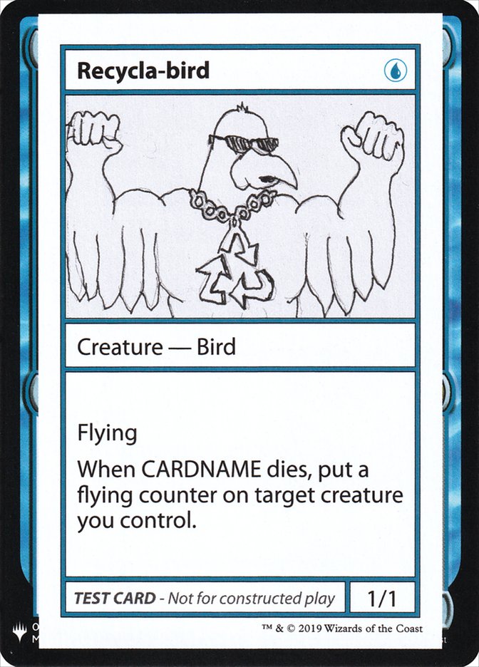 Recycla-bird [Mystery Booster Playtest Cards] MTG Single Magic: The Gathering | Red Claw Gaming